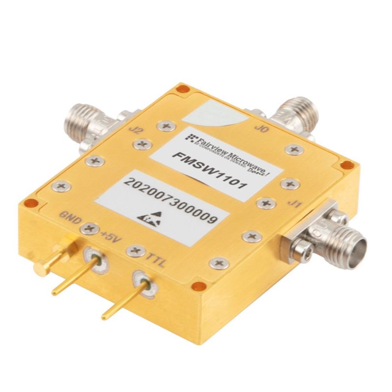 A single-pole doubt-throw (SPDT) High Power GaN PIN Diode Switch with transistor-transistor logic (TTL) control input