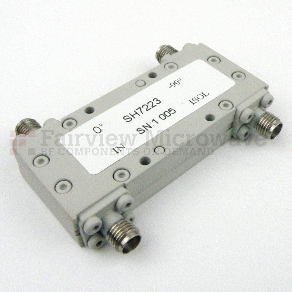 image of a 90 Degree Hybrid RF Coupler